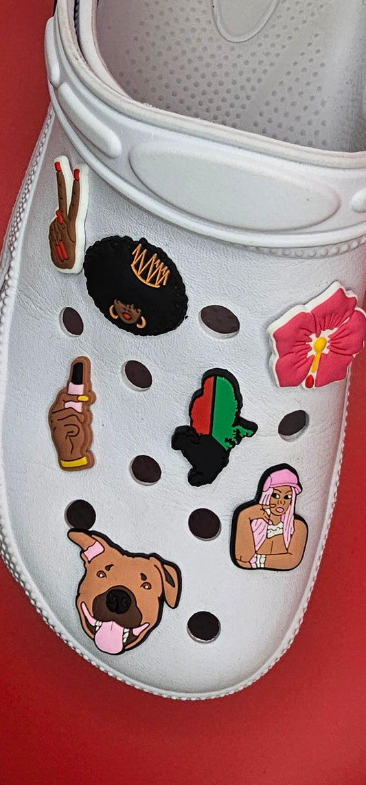 Martinique – Charm Crocs x2  | PVC souple type Jibbitz