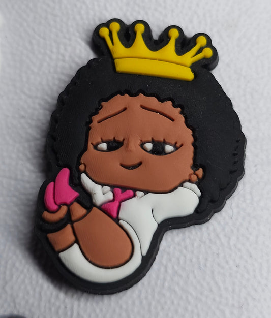 Charm Crocs Baby Queen 👑 | Accessoire Mignon pour Sabots & Chaussures