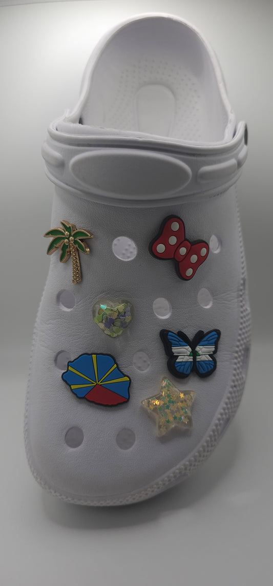 Réunion – Charm Crocs x2 | PVC souple type Jibbitz